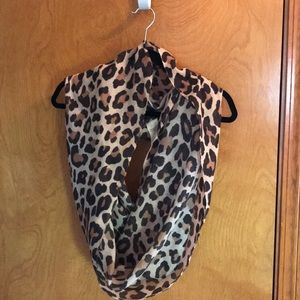 Leopard Print Infinity Scarf